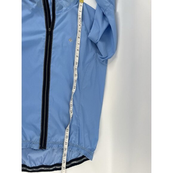 Specialized Cycling Jacket XL Baby Blue Full Zip Sleeves Vest Windbreaker Womens - Picture 10 of 12